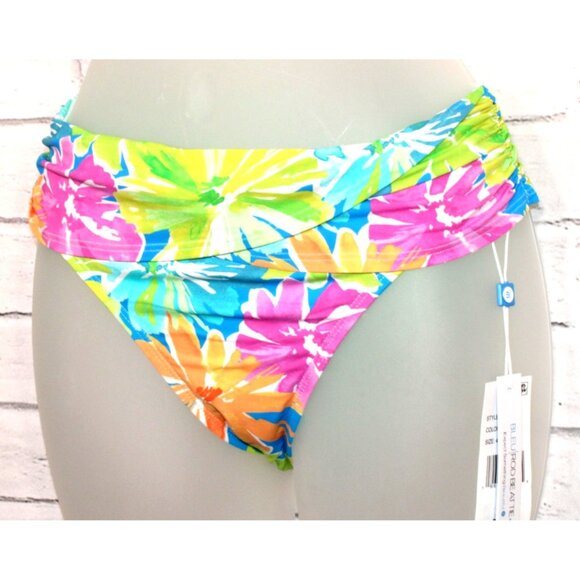 Bleu by Rod Beattie Women's Sarong Hipster Bikini Multicolor Size 10 NWT - Picture 5 of 6